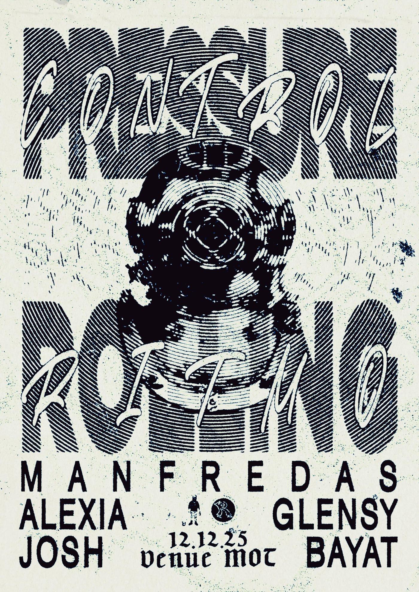 [POSTPONED] pressure control x Rolling Ritmo: Manfredas, Alexia Glensy & Josh Bayat