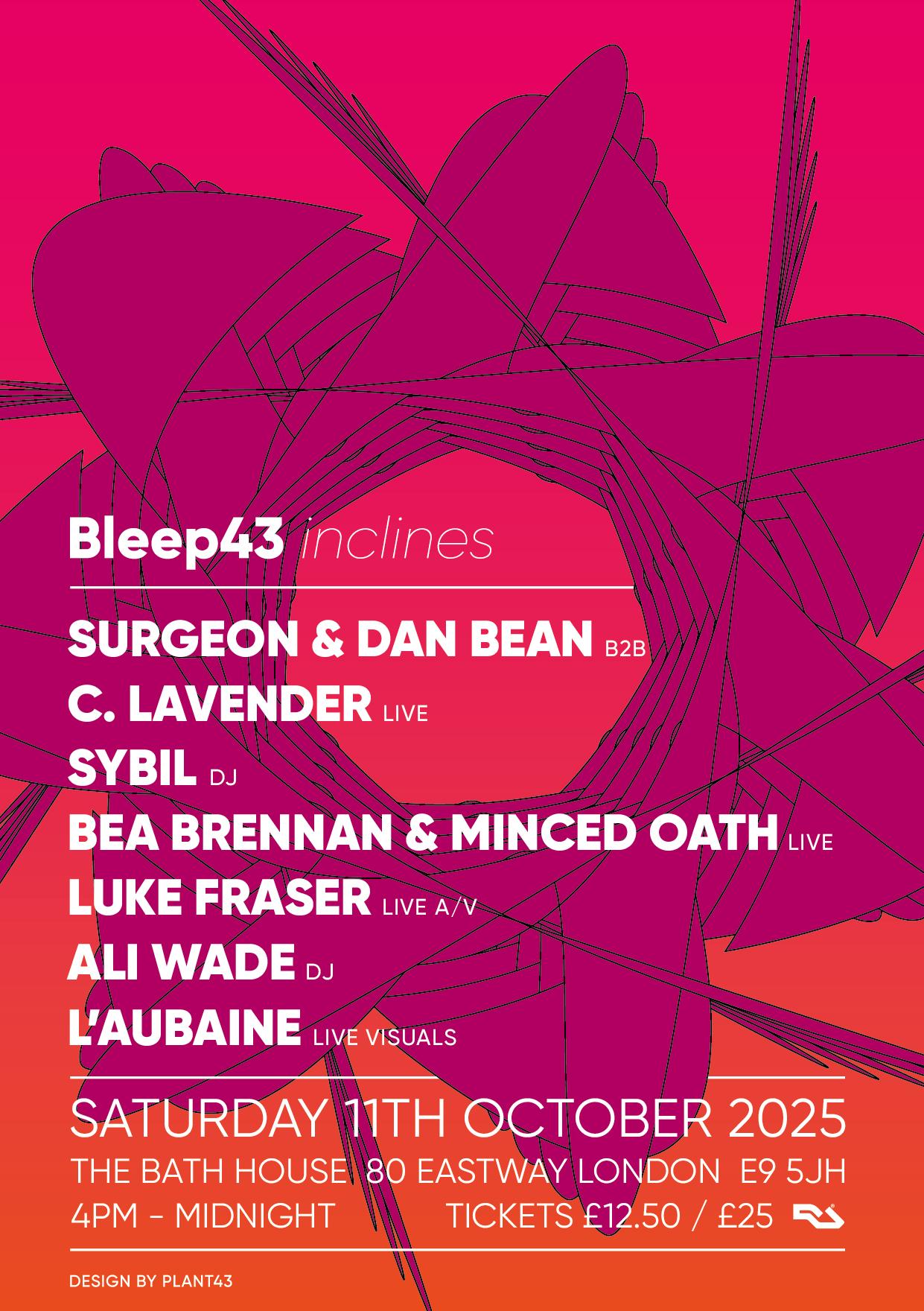 Bleep43 Inclines Surgeon + Dan Bean, Sybil, C. Lavender, Bea Brennan + Minced Oath