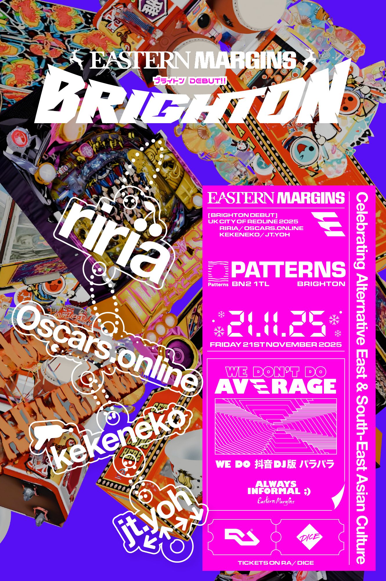 Eastern Margins with RIRIA, Oscars.online, kekeneko & jt_yoh