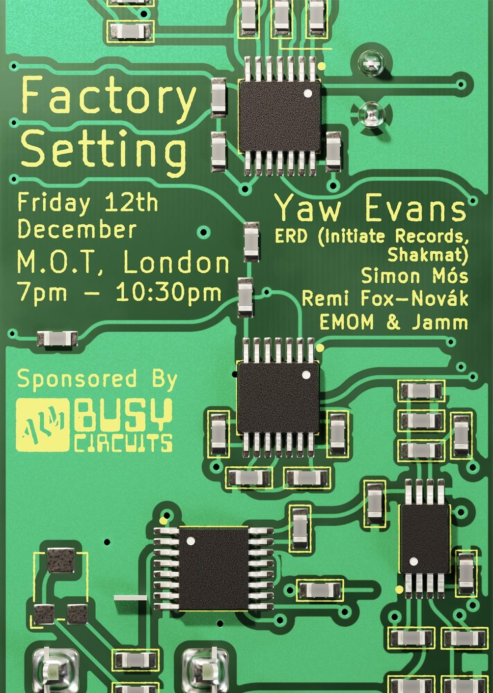 Factory Setting (Live Modular synth / hardware / techno / ambient) Yaw Evans